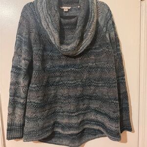Royal Robbins Teal Cowl Neck Sweater